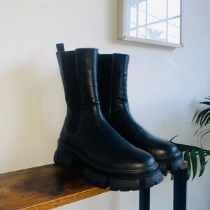 Black Aqua Brand Boots
